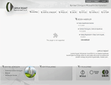 Tablet Screenshot of camlikinsaat.com